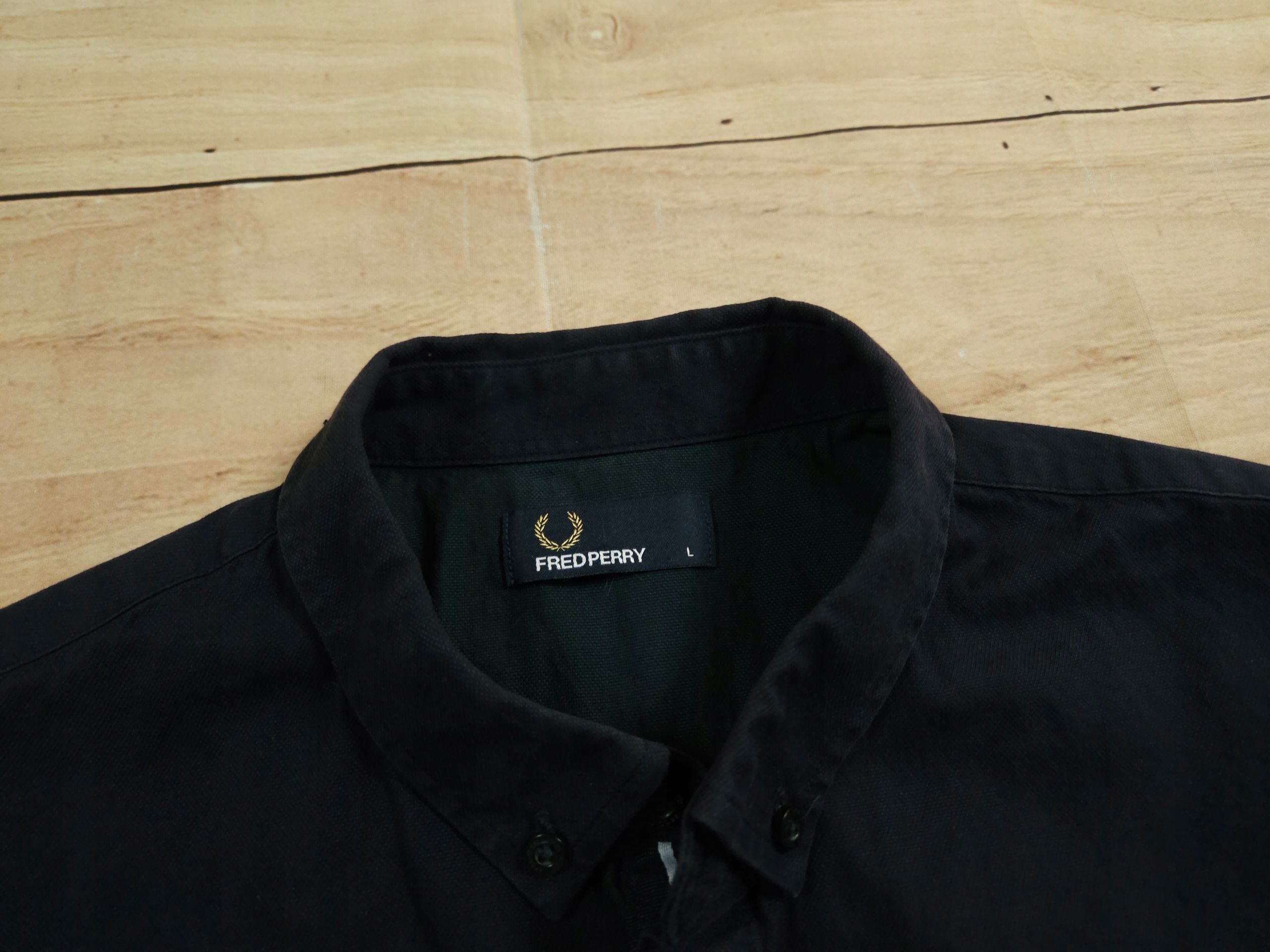 FRED PERRY Koszula Męska Logowana r. L