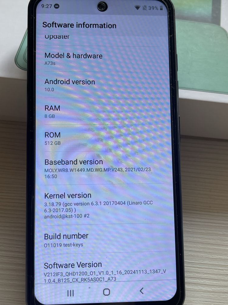 Samsung A73s 8/512 синій ідеал або на запчастини корпус