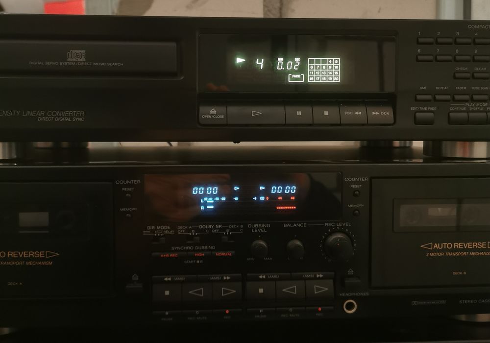 Zestaw Sony CDP211 Sony TA-F319r Sony ST-S315 Sony TC-WR790