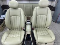 Mercedes w 219 cls салон шкіряні сидіння кожа кожений подлокотник