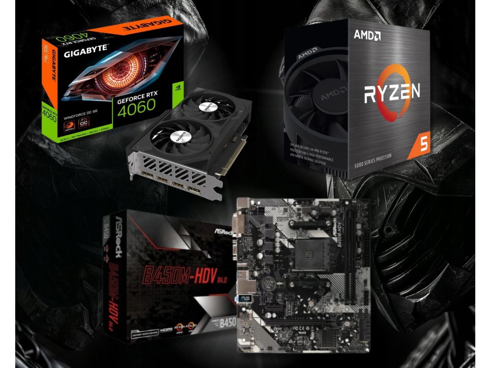 Komputer stacjonarny BSG Raptor V29 AMD Ryzen 5 32GB DDR4 1TB SSD W11