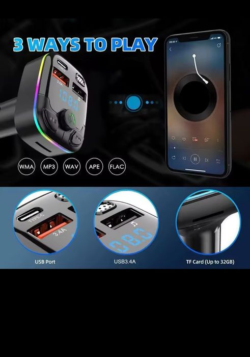 Автомобільний FM-трансмітер Bluetooth 5.0, Модулятор