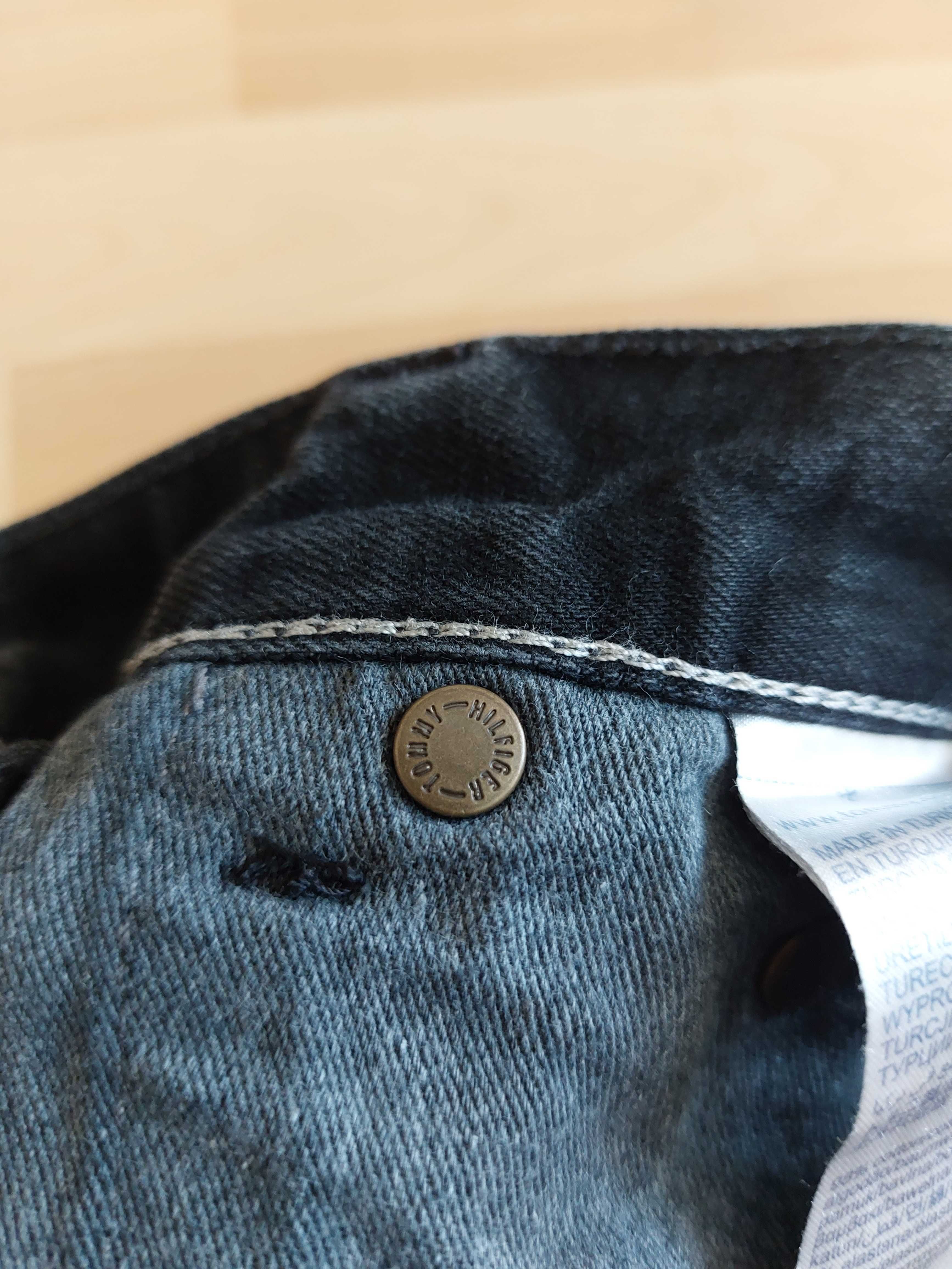Tommy Hilfiger Blecker W32 L32 spodnie jeansy slim skinny rurki 32/32