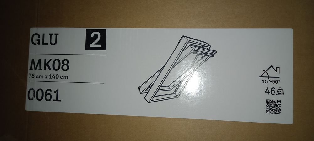 Nowe okna okno dachowe VELUX GLU MK08 0061 GLL SK08 3-szybow