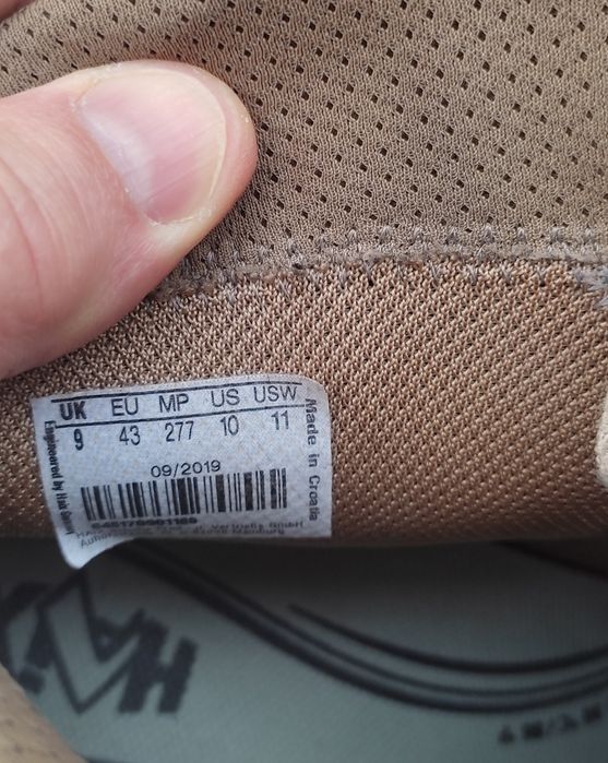 Кожаные тактические ботинки HAIX