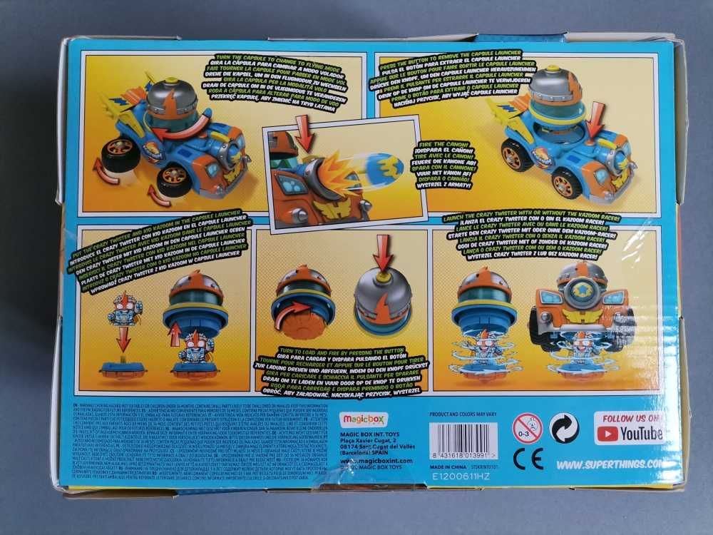 Super Zings Things Kazoom Racer pojazd i figurka Kid Kazoom