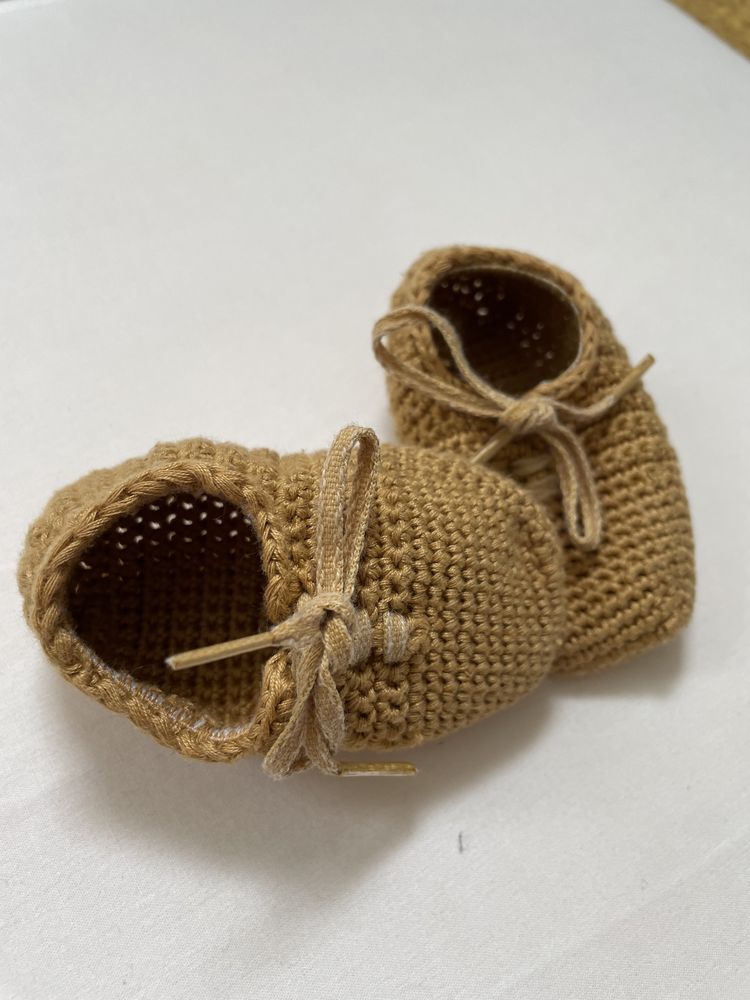 Sapatos crochet bebe