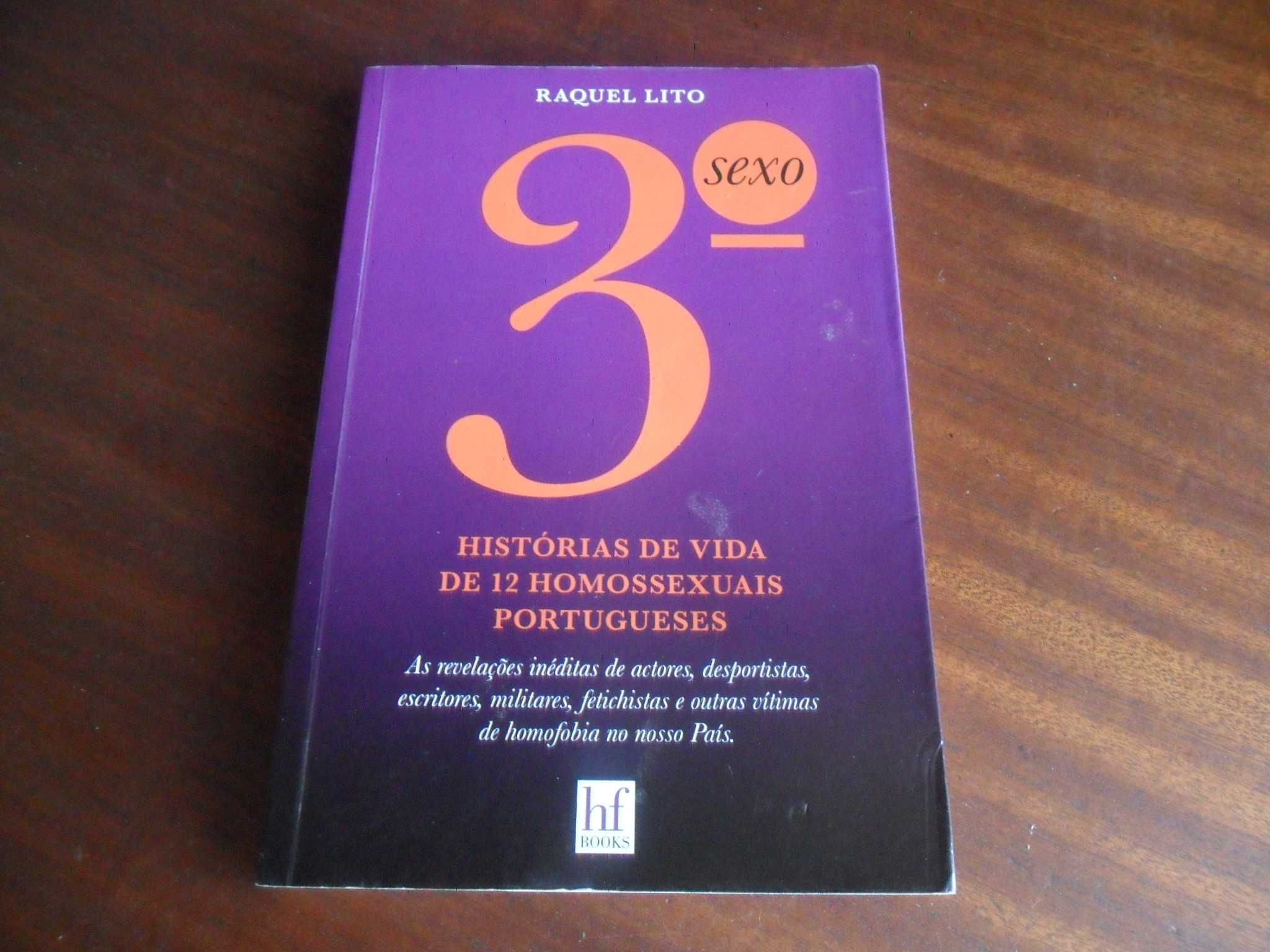 "3.º Sexo -Histórias de Vida de 12 Homossexuais Portugueses" de R Lito