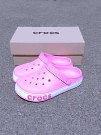ЯРКИЕ кроксы Crocs уличные шлёпанцы розовые Крокс 36-41
