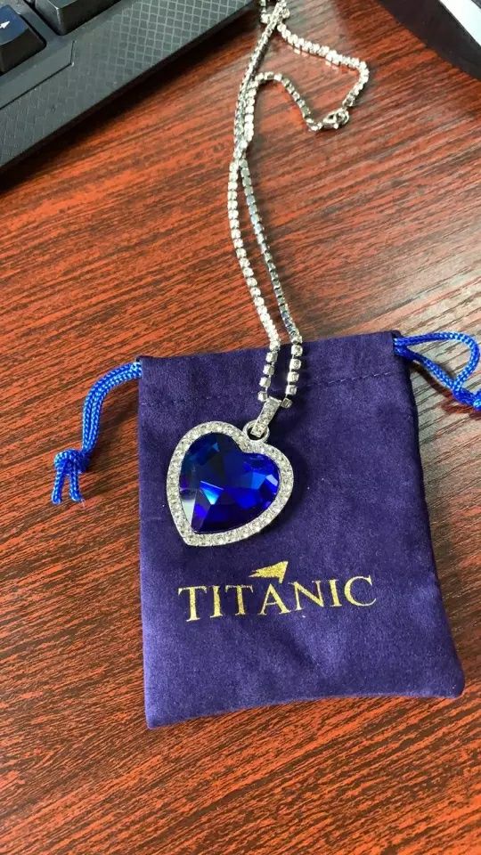 Titanic coração do oceano coração azul