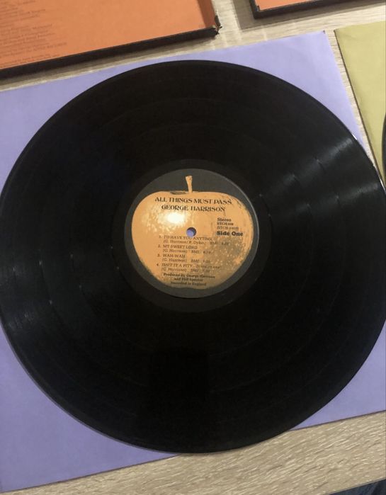 George Harrison All Things Must Pass USA 3 LP NM-/EX+