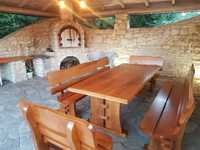 Meble ogrodowe biesiadne wypoczynkowe stół ławki Producent