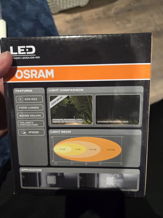 Osram lampa cofania LEDriving VX120S-WD