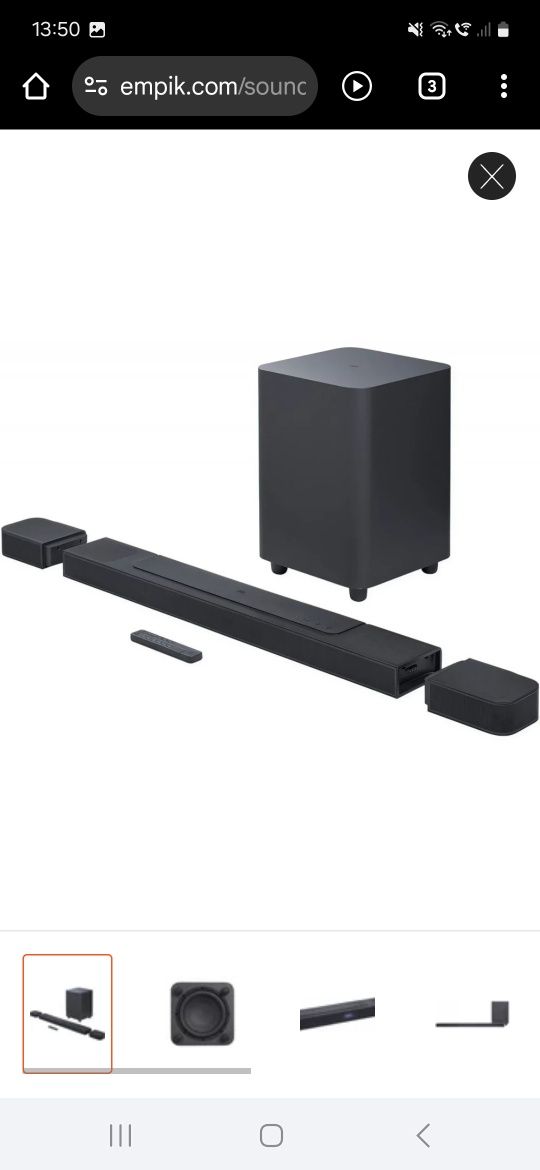Sprzedam soundbar jbl 1000 7.1.4 stan idealny opłacony w pełni