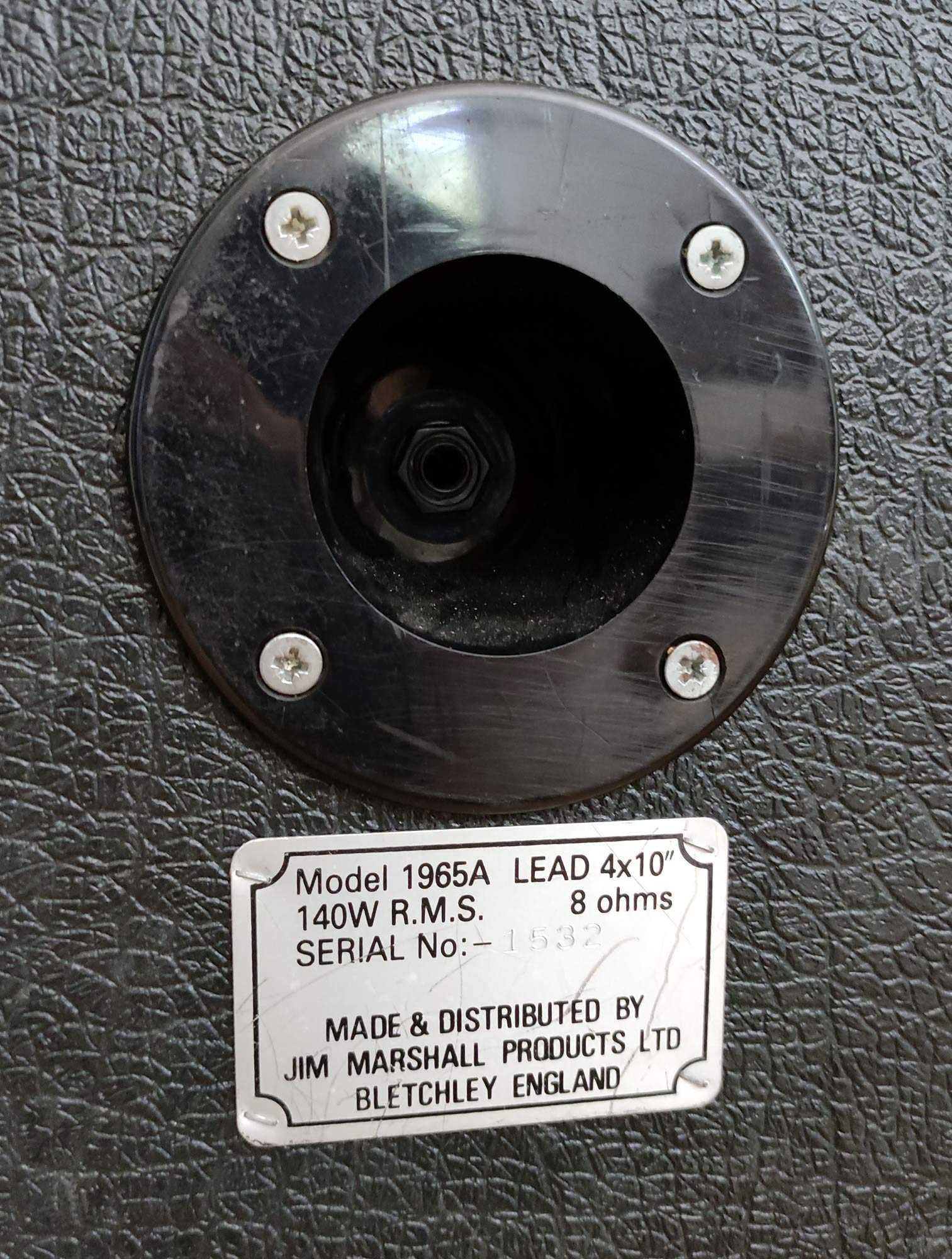 Kolumna Marshall 1965A lata 80-te UK made 4x10 zobacz!