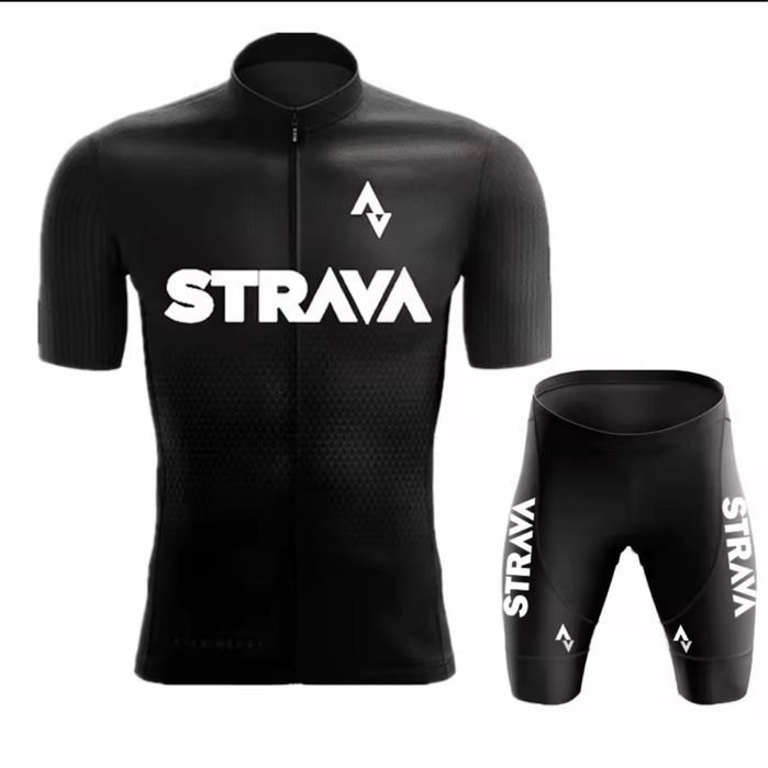 STRAVA zestaw kolarski – koszulka + spodenki, rozmiar L