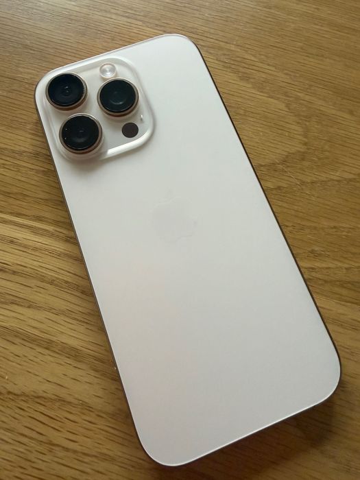 iPhone 16 Pro 128 GB Desert Titanium – stan idealny, gwarancja