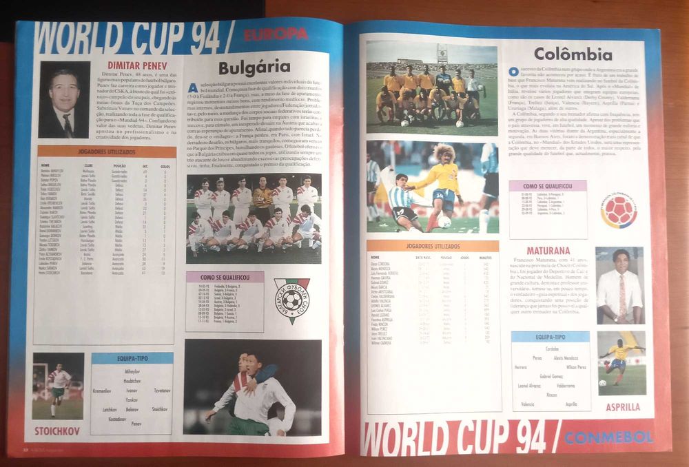 Destacável a Bola Magazine do mundial 94