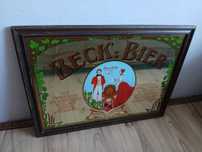Lustra Reklamowe Vintage Retro. Reklama na Lustrze Barber Shop