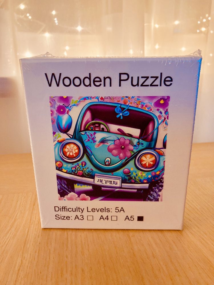 Drewniane puzzle wysokiej jakości A5