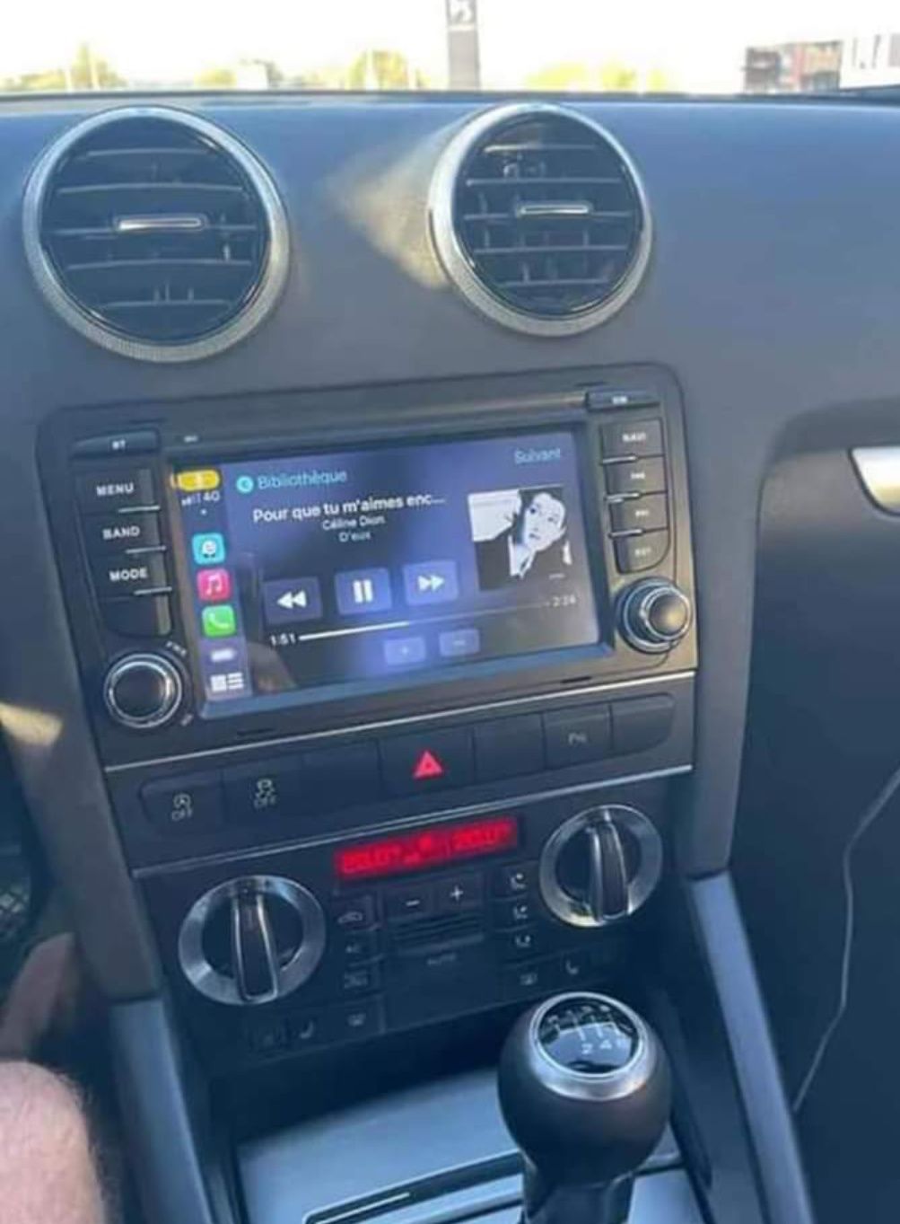 Rádio Android 13 com GPS Audi A3 8P (Artigo Novo)