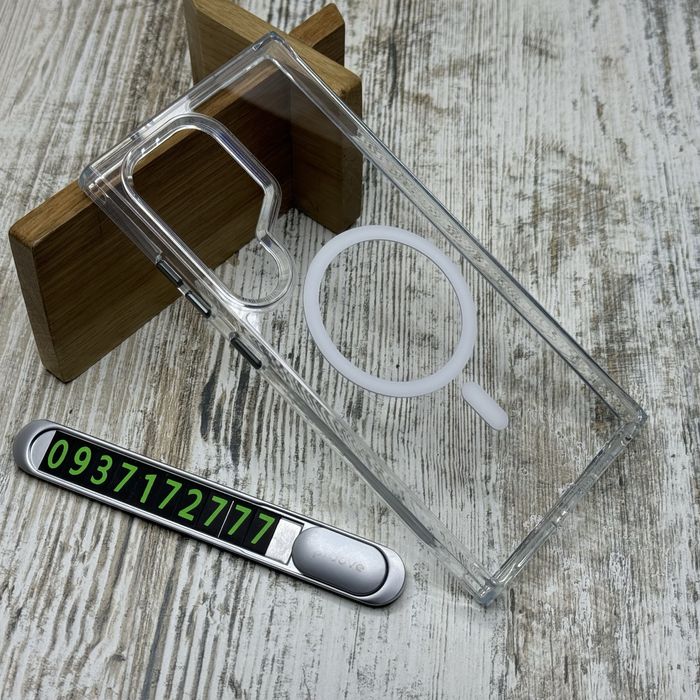 Чехол Fibra Crystal MagSafe на Samsung S24 Ultra/ S25 Plus/ S25 Ultra