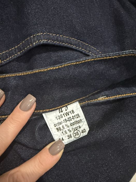 Юбка джінсова темно синього коліру