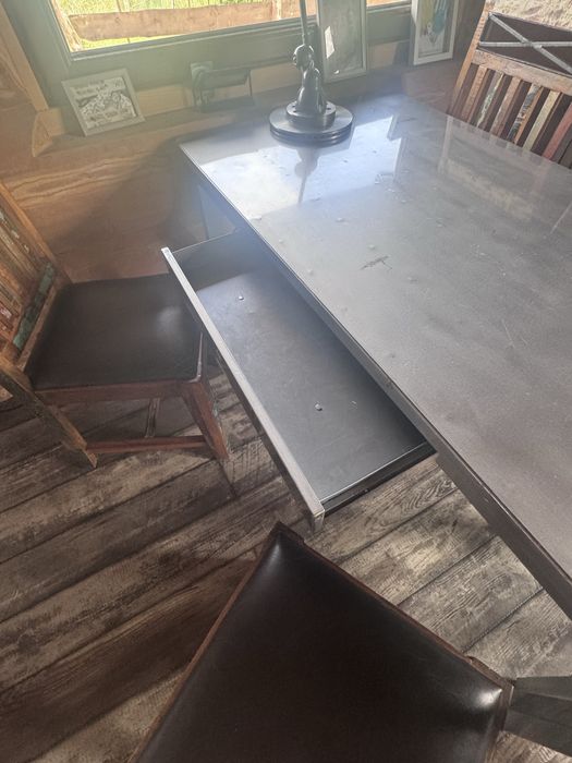 metalowy stół McDOWELL & CRAIG Vintage made in USA Matrixx