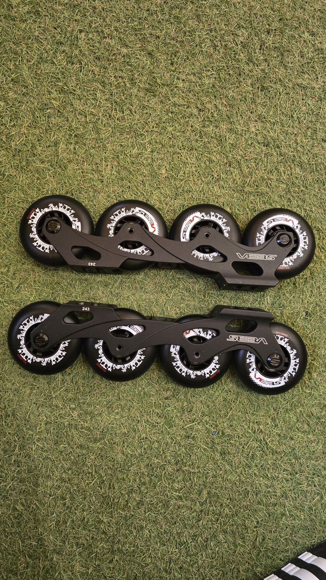 Szyny do rolek seba 4x80mm rockering 243mm SSM freestyle slalom banan