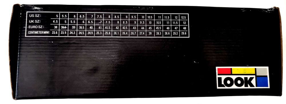 Nowe Buty NOS Vintage Retro Road LOOK rozmiar 44 27.4 cm L’Eroica (6)