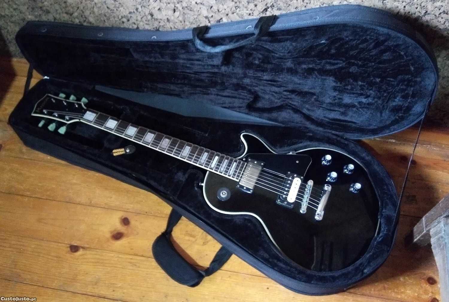 Estojo ou Case (WARWICK) para Guitarras Les Paul usei com Gibson