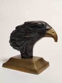 Statuetka głowa orła przycisk do papieru mosiądz brąz orzeł