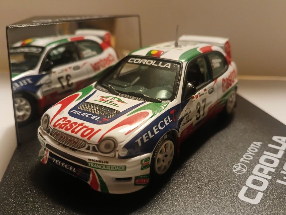 Miniaturas Toyota Corolla e Cellica 1/43 Rally  de Portugal novas