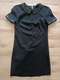Sukienka mała czarna trapezowa xs