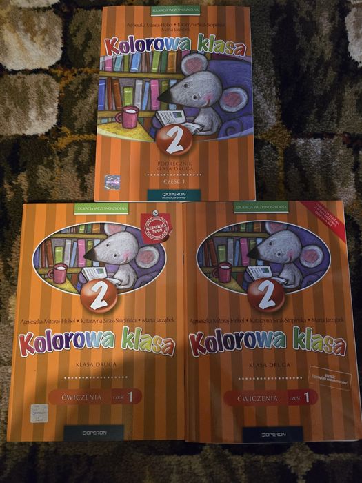 Kolorowa klasa – klasa 2, część 1 – podręcznik + 2 ćwiczenia