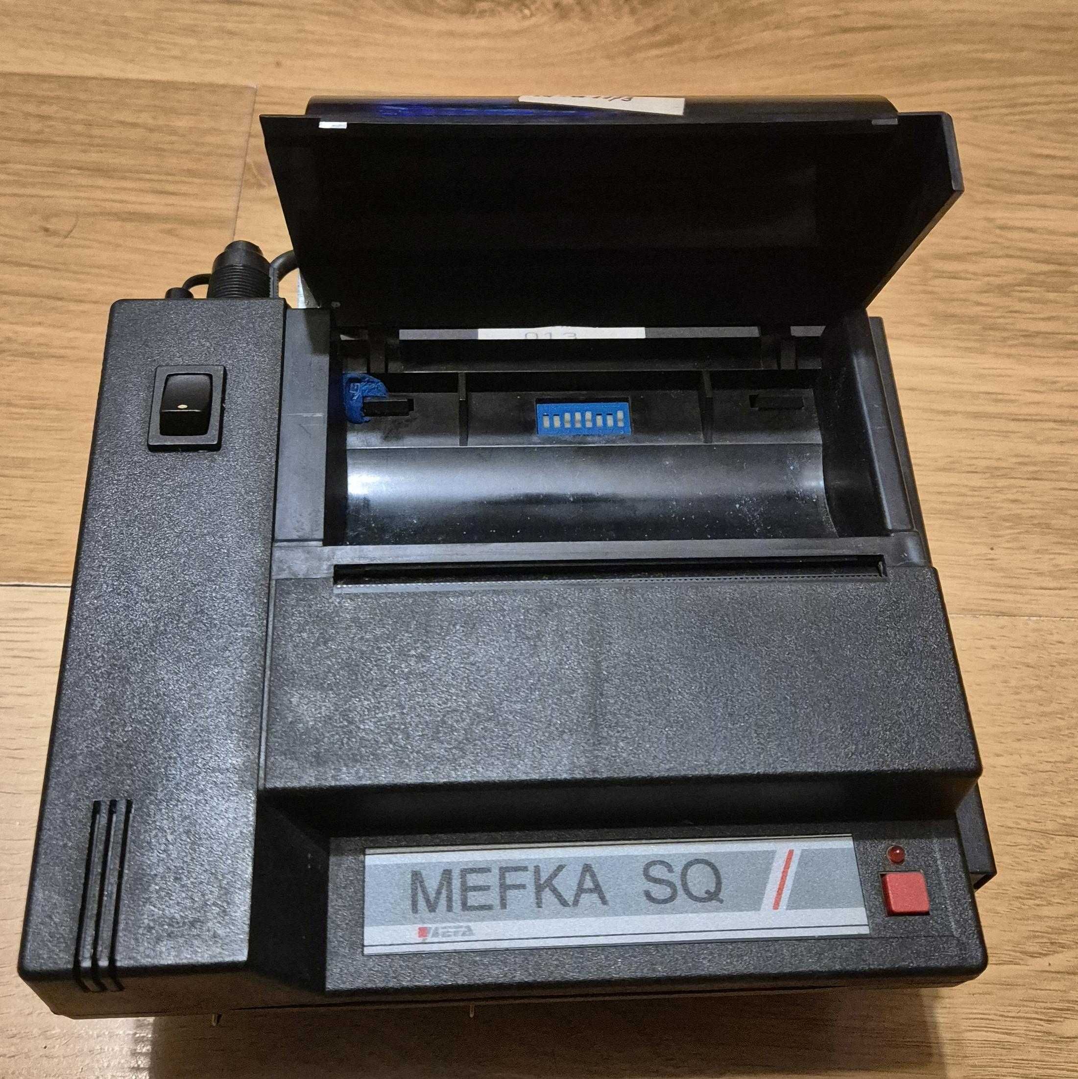 Drukarka termiczna MEFKA SQ, cały zestaw, retro PRL