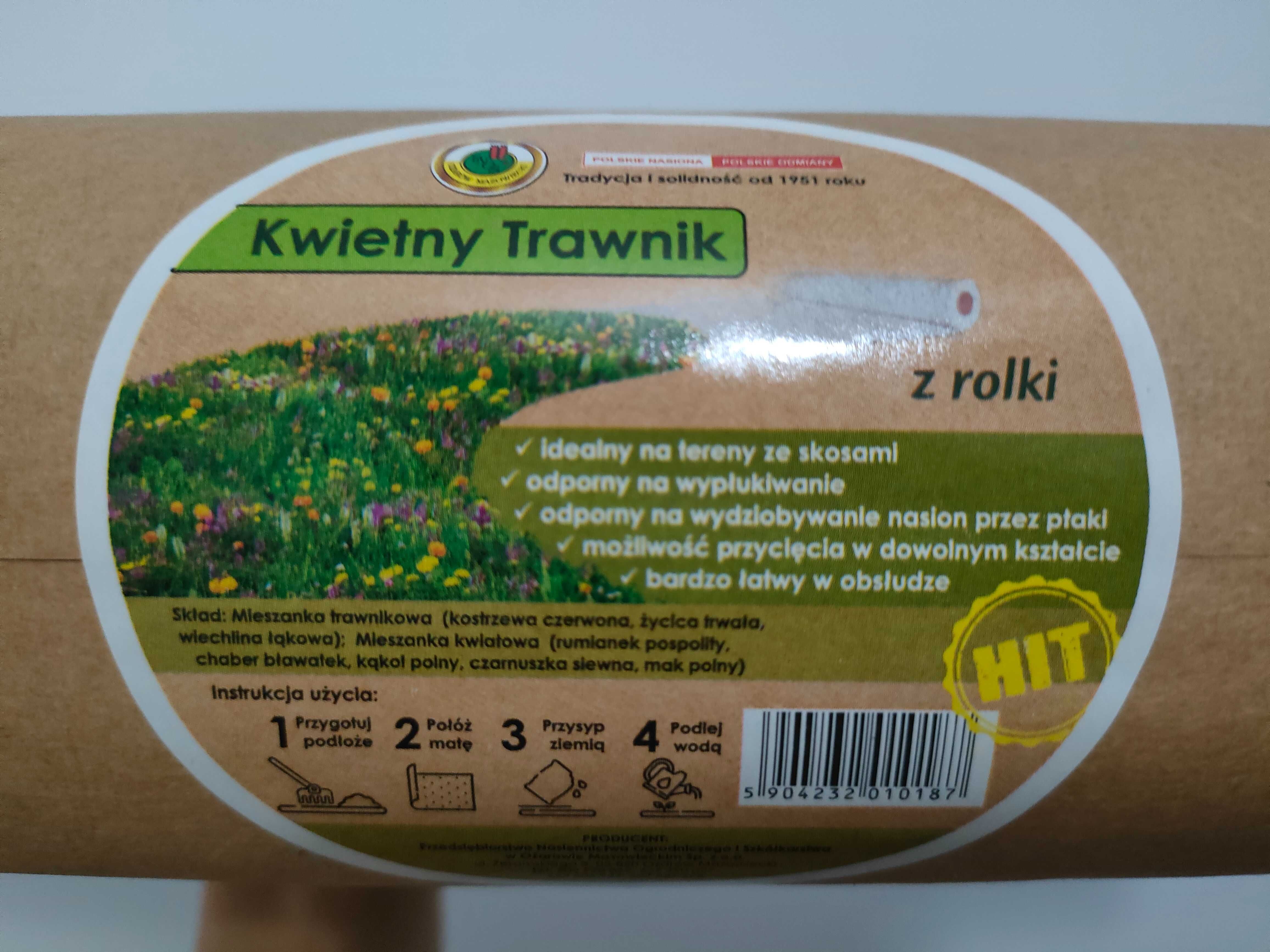 Kwietny trawnik, kwiaty z rolki 50cmx10m (2 sztuki)