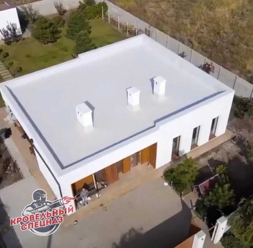 Ремонт мягкой крыши рубероид и пвх мембрана.Кровельные работы терасса