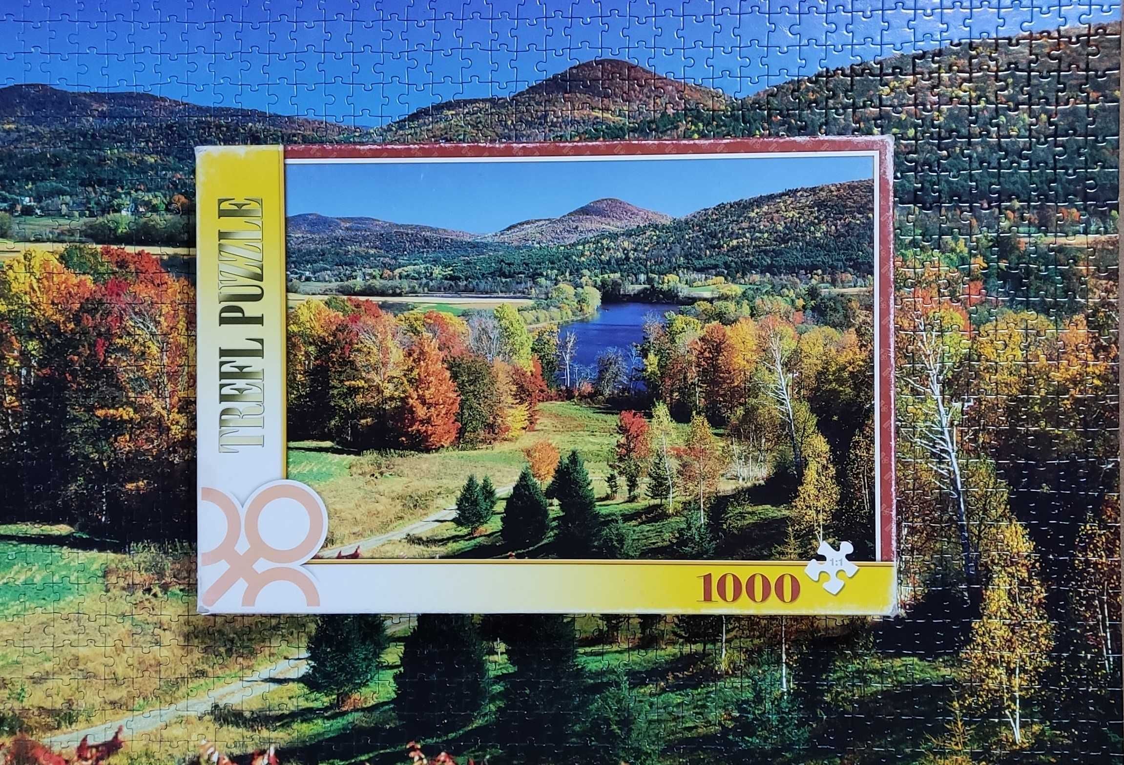 Puzzle Jesień Vermont 1000 elementów