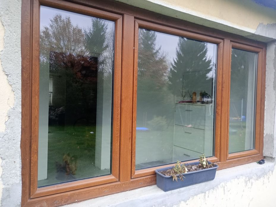 Sprzedam okna złoty dąb