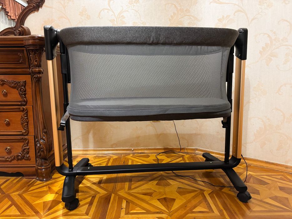 Дитяче Ліжко - манеж NOA Dark Gray