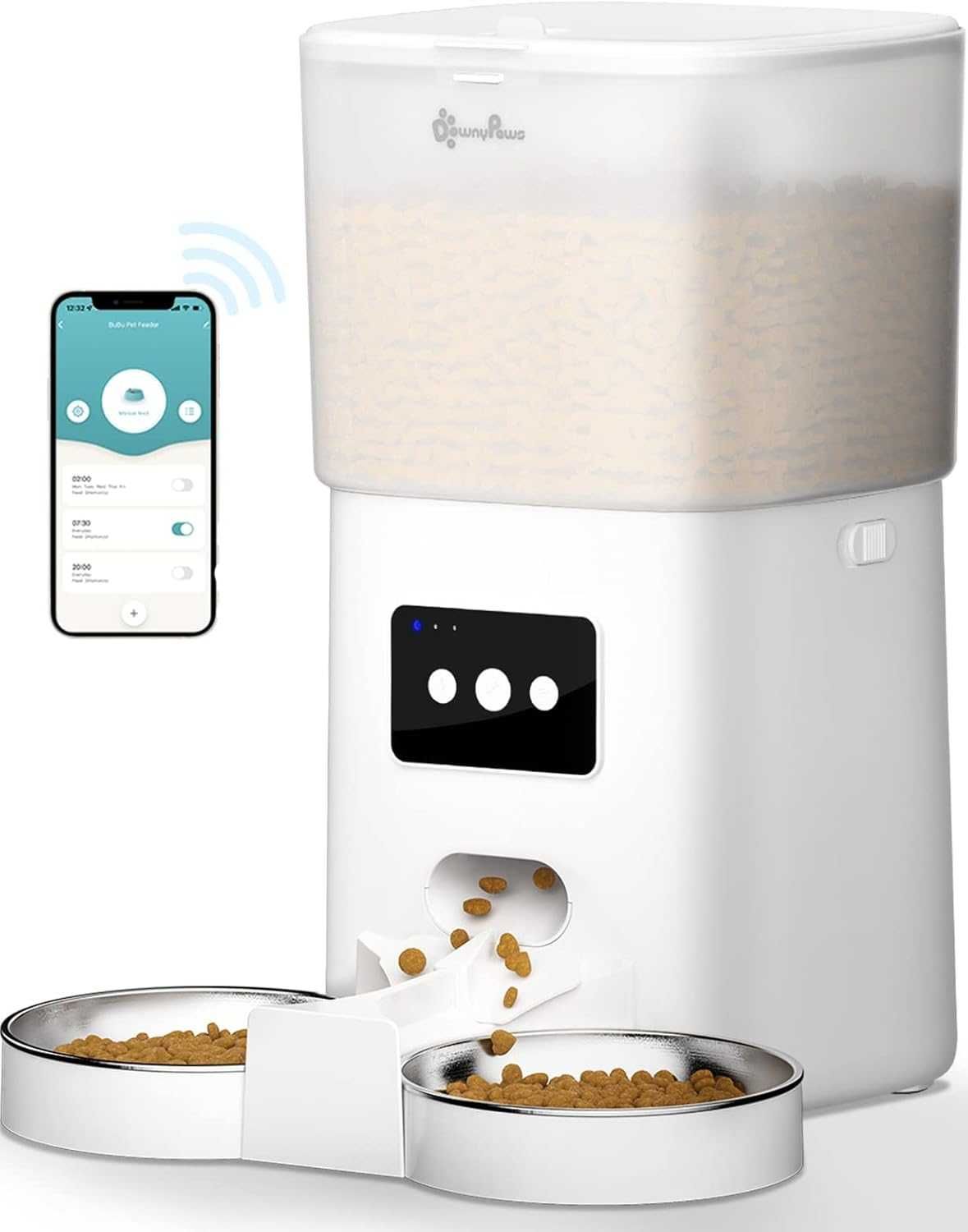 DownyPaws 6 l automat do karmy dla kotów, karma dla kotów