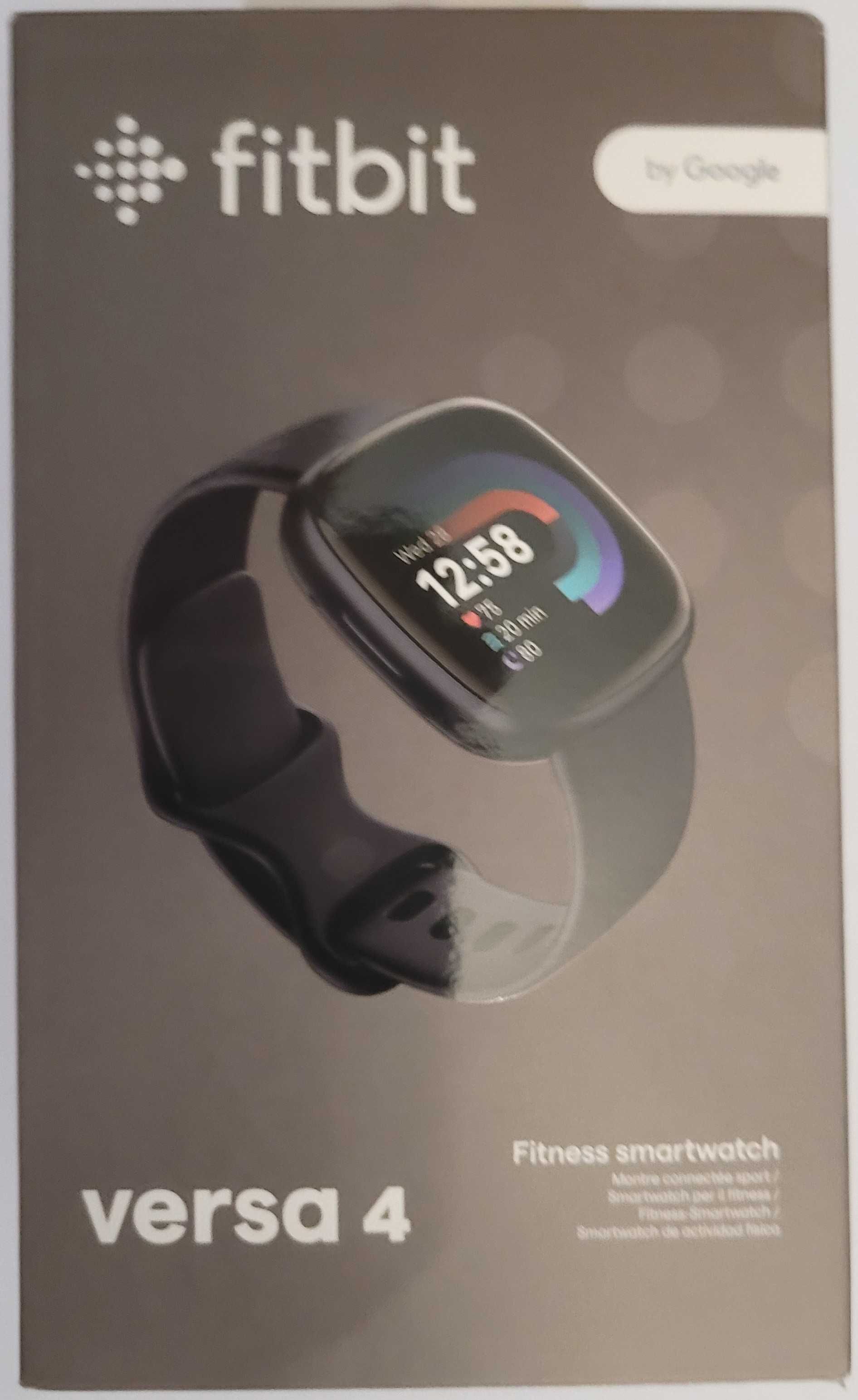 Nowy Google Fitbit Versa 4 Grafitowy