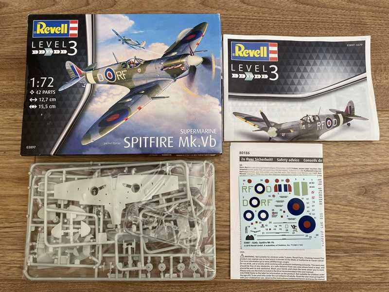 Modelismo - Supermarine Spitfire Mk.Vb - escala 1/72