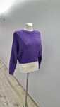 Fioletowy krótki sweter • damski • H&M 34/XS