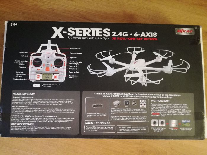 Drone MJX X600 com problema