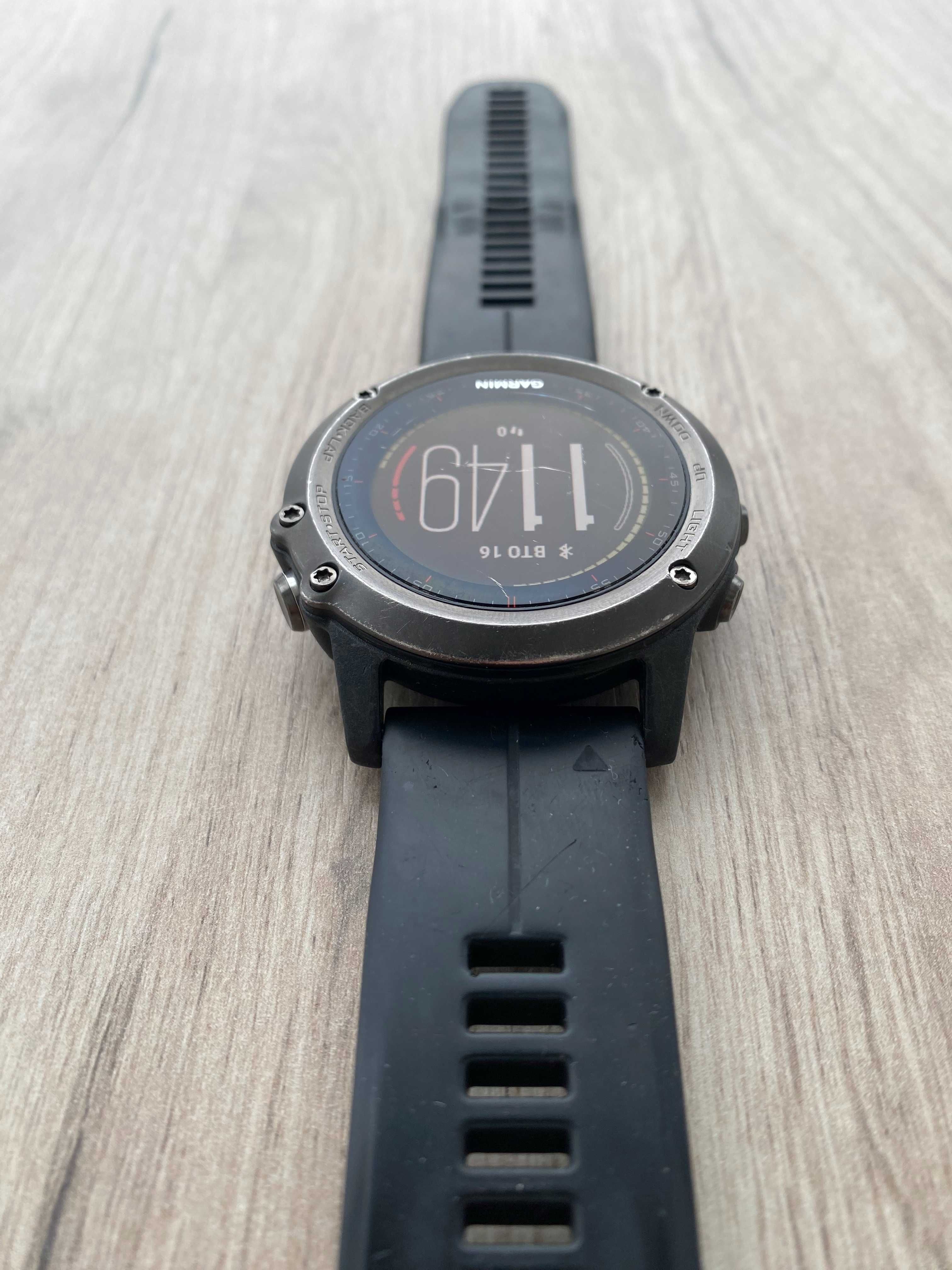 Garmin Fenix 3 HR | WIFI, Bluetooth, GPS, Сапфрове скло | Хороший стан