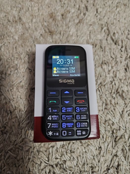 Телефон Sigma comfort 50, бабушкафон