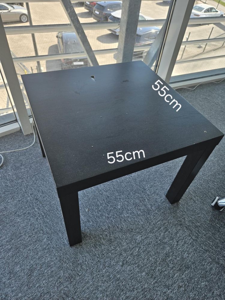 Stolik Lack Ikea 55x55x45cm czarnobrązowy, wyprzedaż mebli!