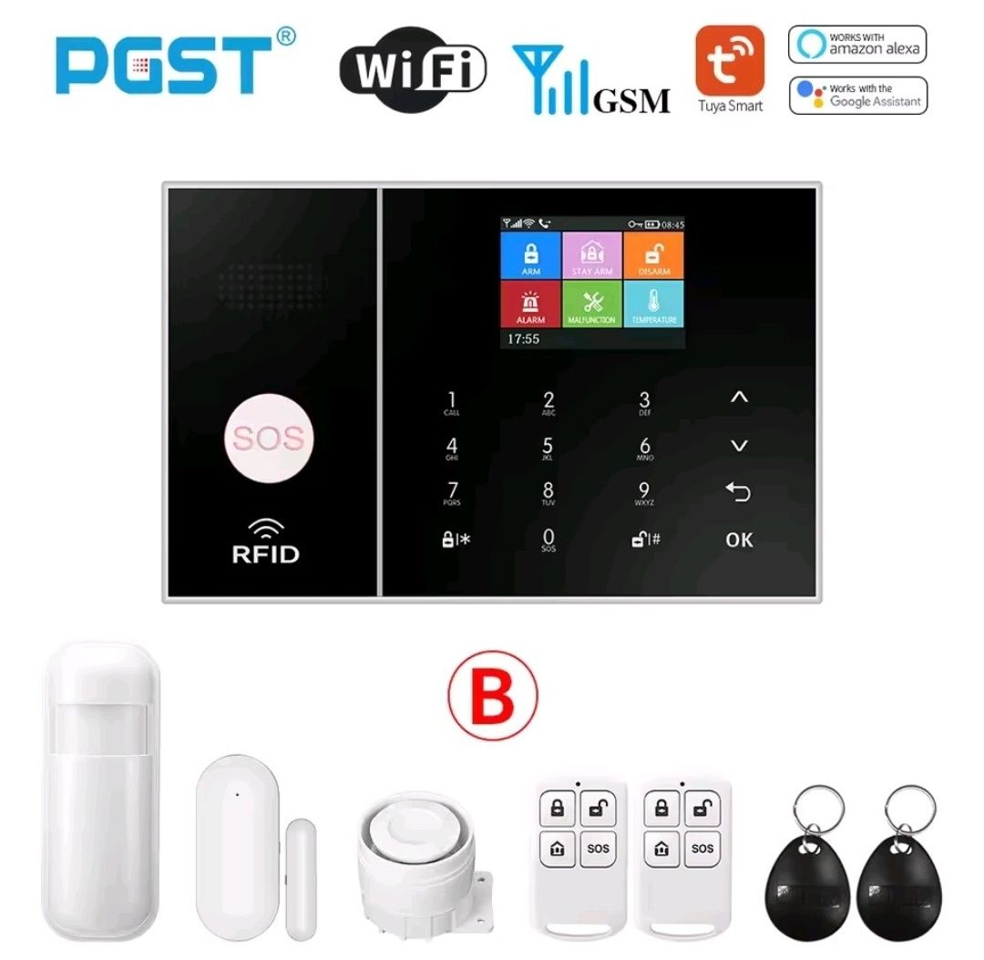Alarme Inteligente PGST WiFi GSM